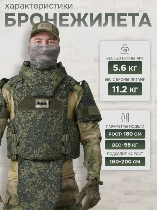 STRYX ONE Бронежилет штурмовой пиксель быстросброс с бронеплитами БР5, зеленый, фото 3