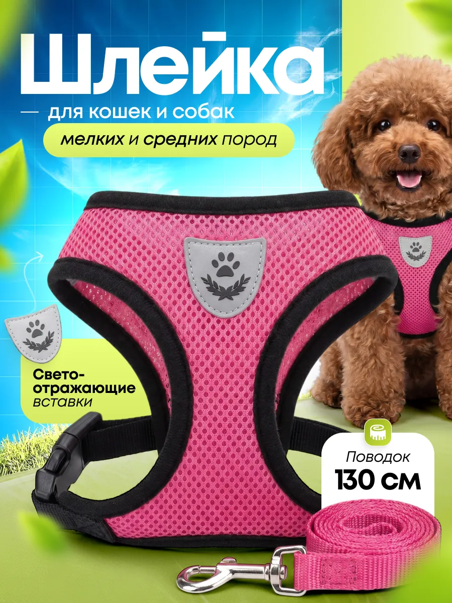 шлейка для собак мелких пород