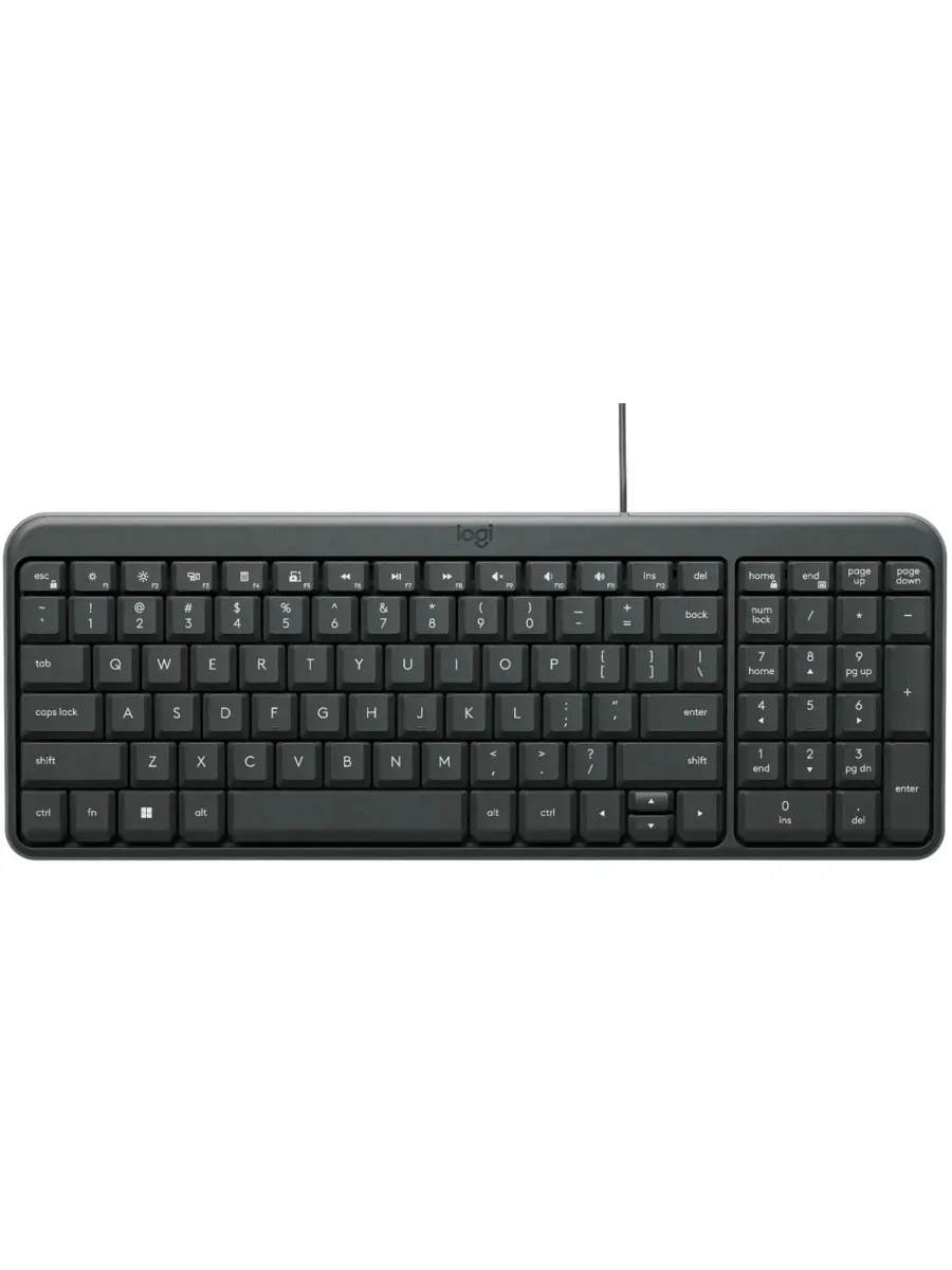 LOGITECH Клавиатура K106, Черный