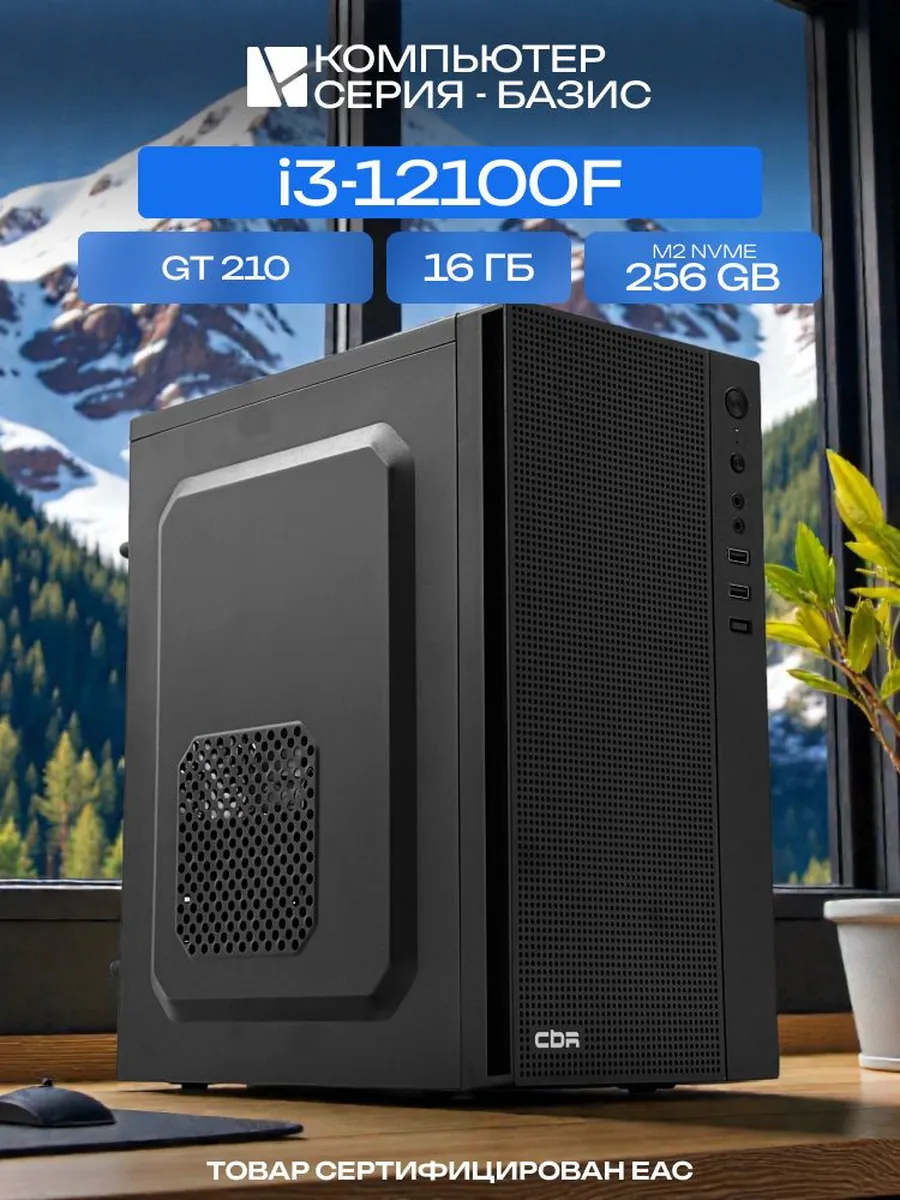 Игровой компьютер (12100F GT 210 1 Гб)