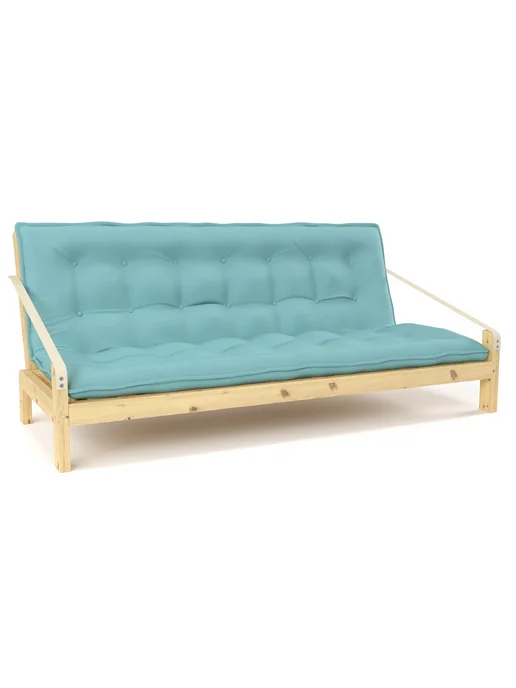 ARSKO Садовый диван кушетка ЛОКИ-2-С, turquoise-сосна, оксфорд, голубой, фото 3