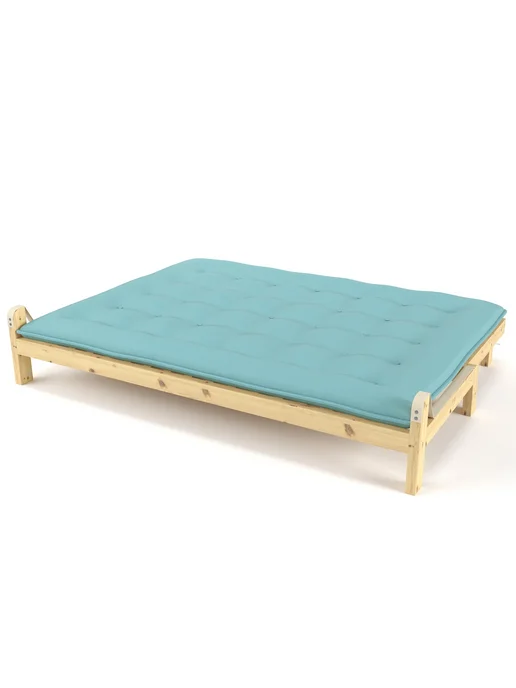 ARSKO Садовый диван кушетка ЛОКИ-2-С, turquoise-сосна, оксфорд, голубой, фото 6