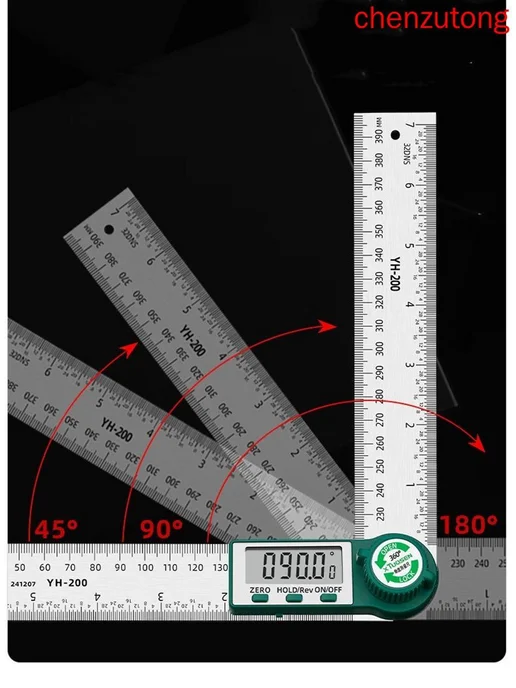 Угломер 300мм х 40мм Нержавеющая сталь, вариант, фото 2