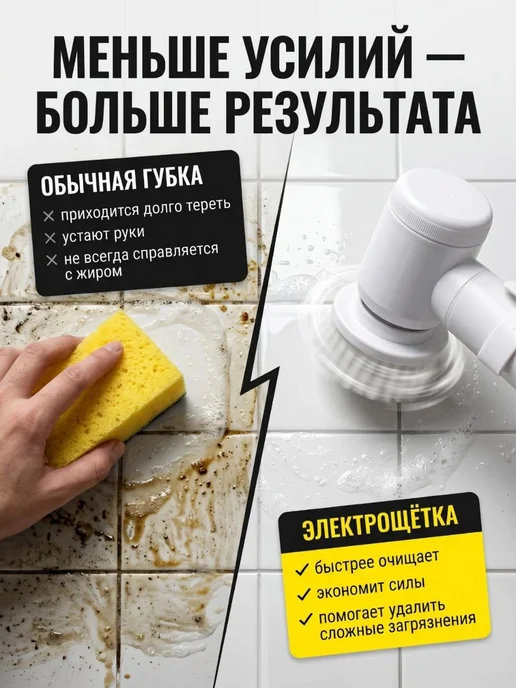 Электрическая щетка для уборки, вариант, фото 2