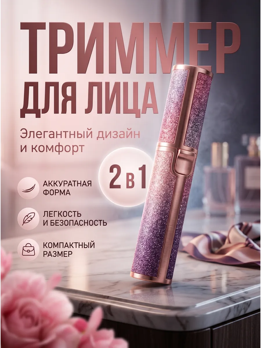 Триммер для лица и бровей