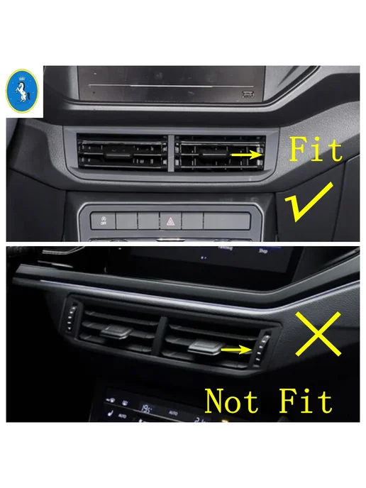 yimaautotrims ABS автоцентральный средний кондиционер рамка Silver Style, серебристый, фото 3