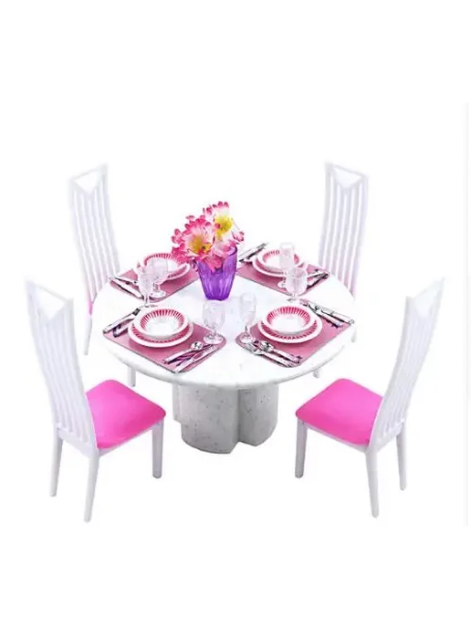 Нет бренда Розовое пианино для кукол 30 см, Цвет not include the doll, розовый