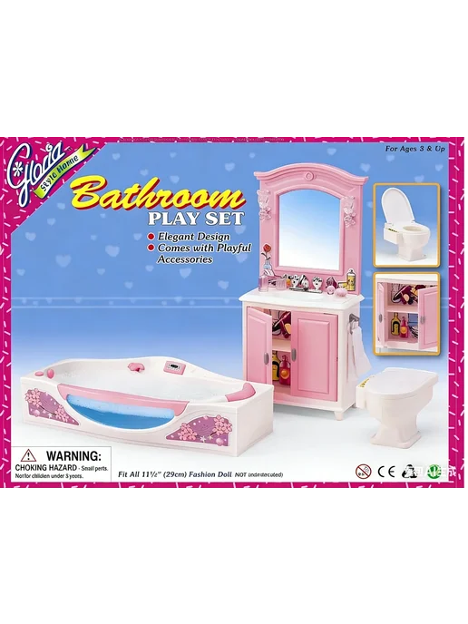 Нет бренда Розовое пианино для кукол 30 см, Цвет not include the doll, розовый, фото 2
