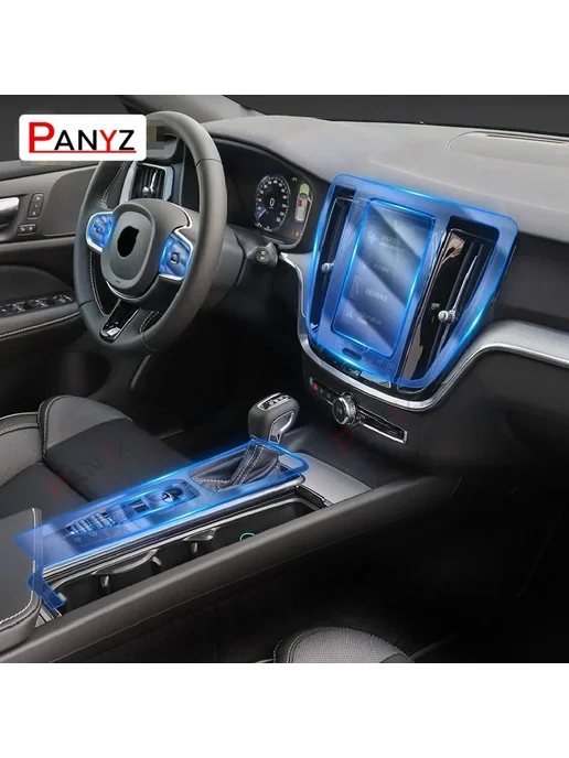 Защитная пленка Style A для Volvo S60 V60 2020-2021 LHD, вариант, фото 2