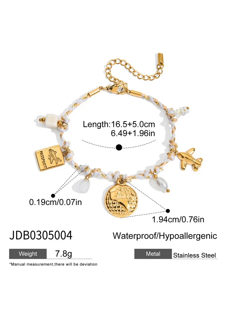 Браслет JDB0305004, 16.5+5см, нержавеющая сталь