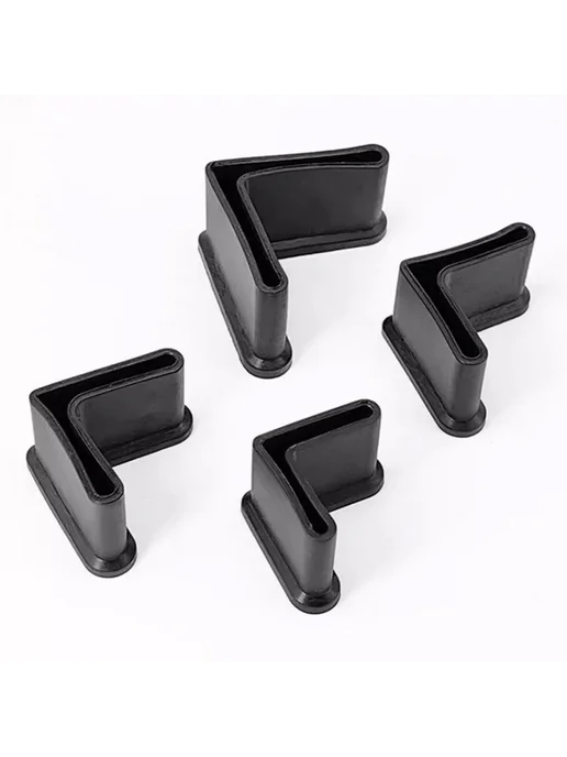 Нет бренда Заглушки для мебели L-образные из ПВХ Transparent 12Pcs, 20 шт, 16 шт, фото 6