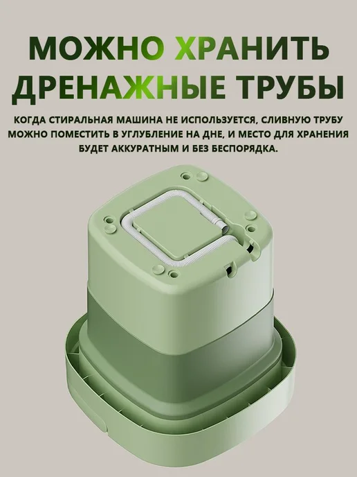 Портативная стиральная машинка 3 кг, вертикальная загрузка, 3 кг, фото 5