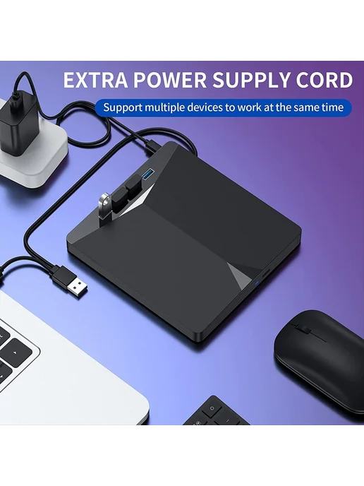 7-в-1 USB 3.0 Type-C внешний DVD RW CD привод, высокоскорост…, вариант, фото 7