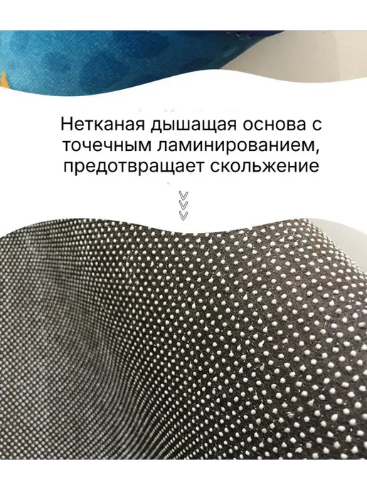 коврик детский для ползания развивающий новорожденных на пол, синий, фото 6