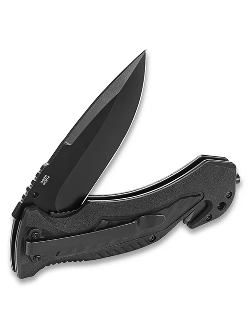 Ganzo нож складной туристический тактический G628-GY, черный, фото 4