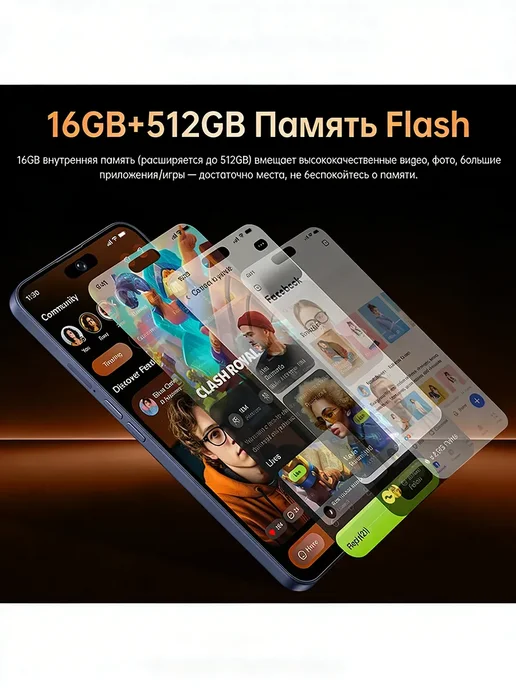 Смартфон TECNO I17 Pro Max 12/512 ГБ, голубой, фото 8