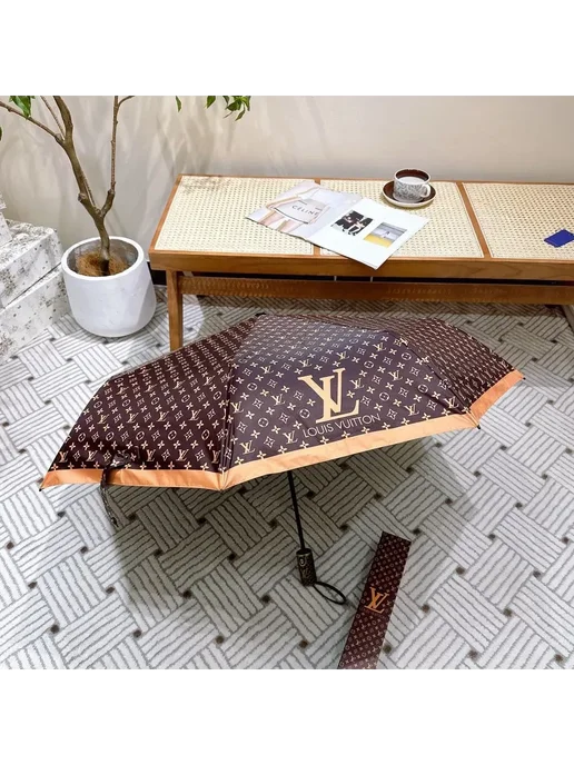Louis Vuitton Зонт автомат Хаки, вариант, фото 6