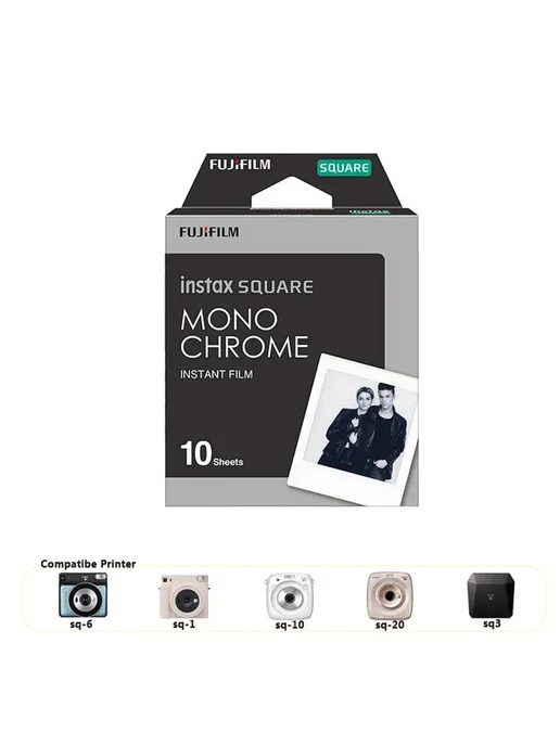 FUJIFILM Instax SQUARE фотобумага MONO CHROME, вариант