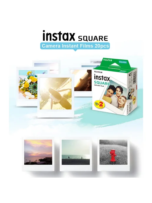 FUJIFILM Instax SQUARE фотобумага MONO CHROME, вариант, фото 3