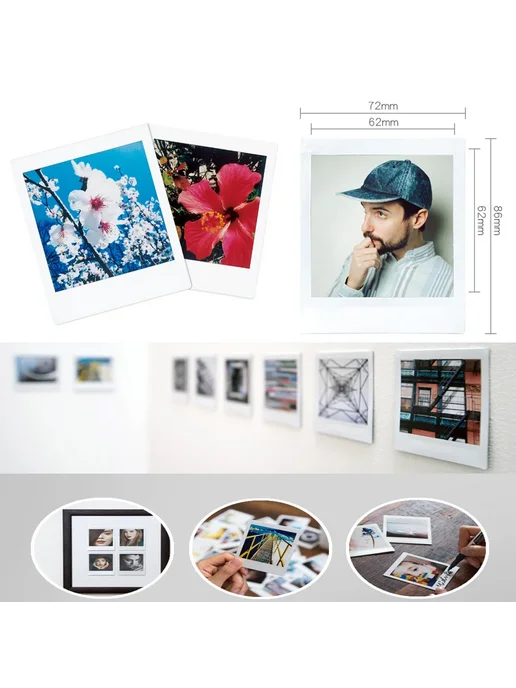 FUJIFILM Instax SQUARE фотобумага MONO CHROME, вариант, фото 7