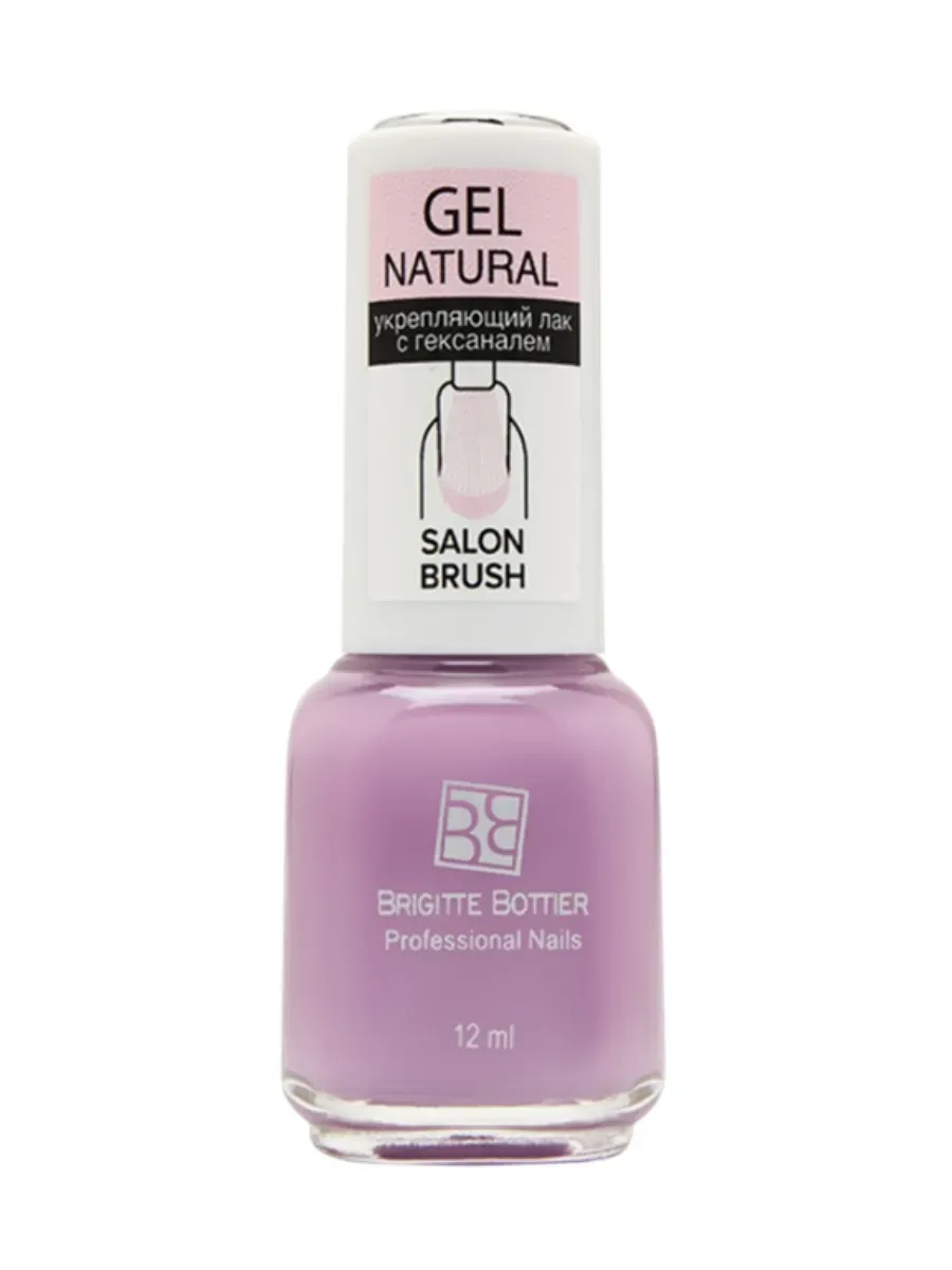 Лак для ногтей укрепляющий Gel Natural тон 06 лаванда