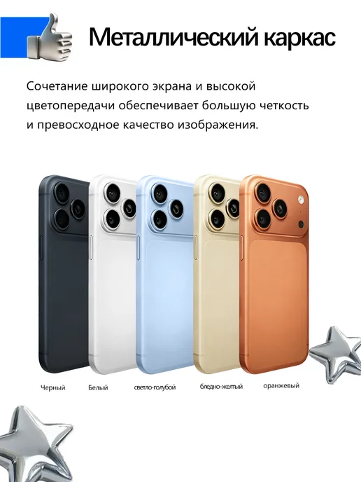 Смартфон Pro Max I17 Pro Max 12/256 ГБ, черный, фото 3