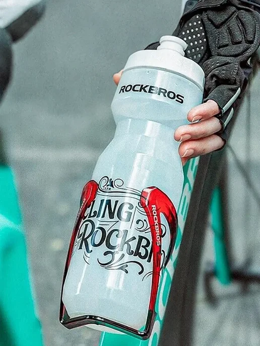 Rockbros Держатель для бутылки на велосипед, черный, фото 4
