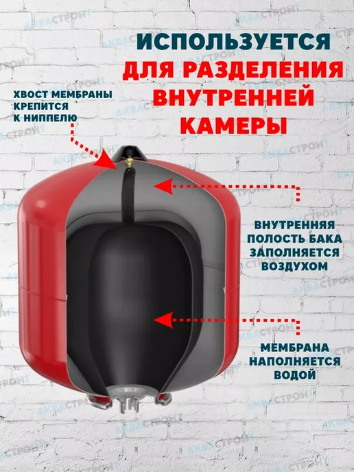 Мембрана для гидроаккумулятора- 50л, 50 л, фото 4