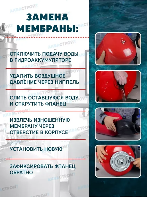 Мембрана для гидроаккумулятора- 50л, 50 л, фото 8