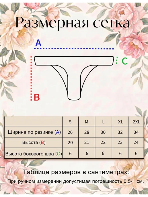 TM LIMITED A Трусы женские набор 5 штук, черный, фото 5