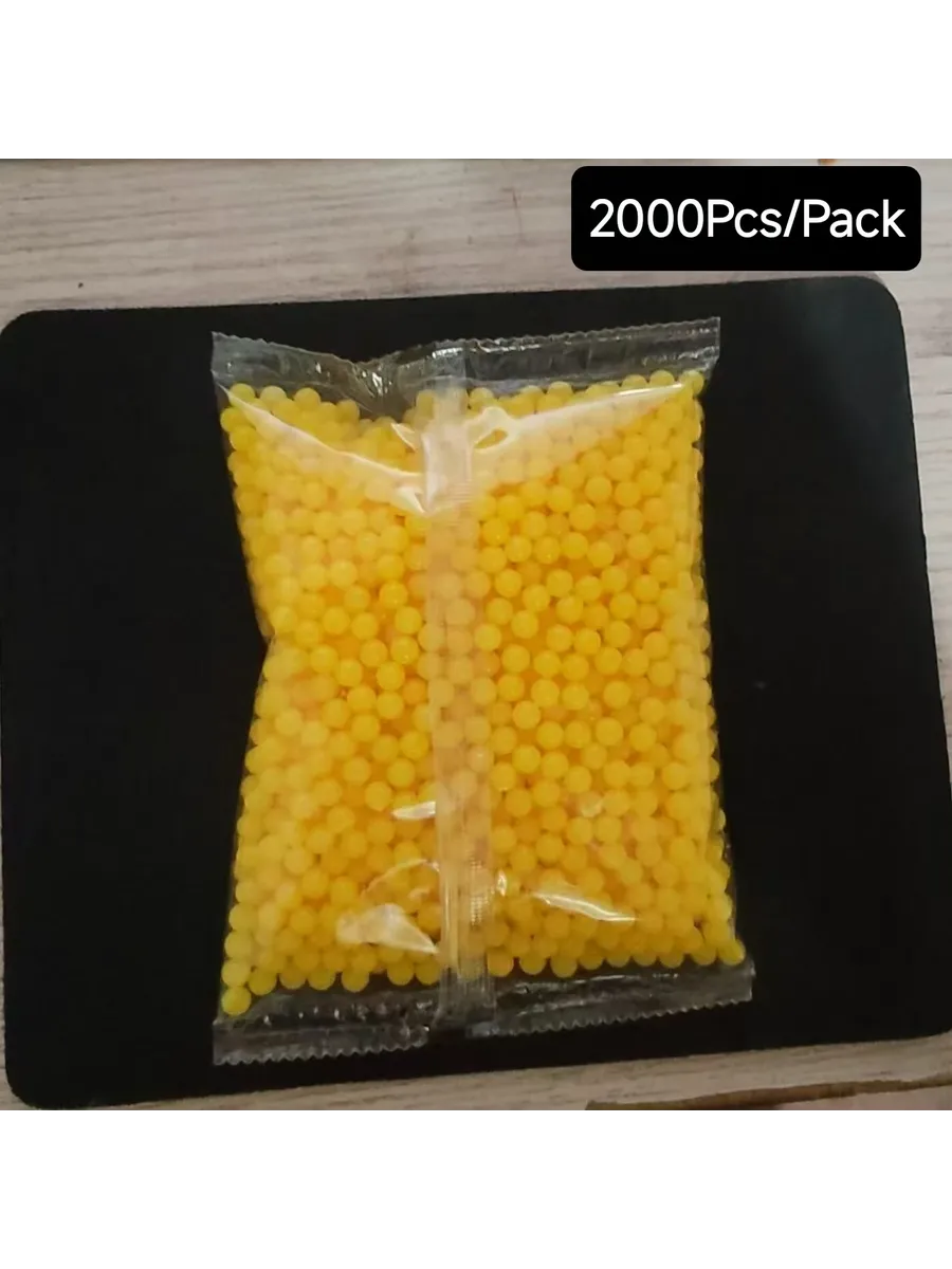 BB шары 6 мм, 2000 шт, желтые