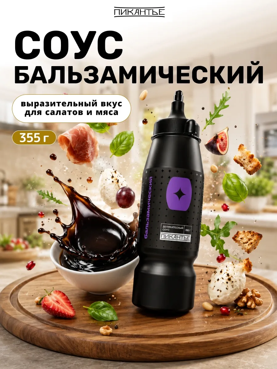 Соус Бальзамический для салатов, 355 гр