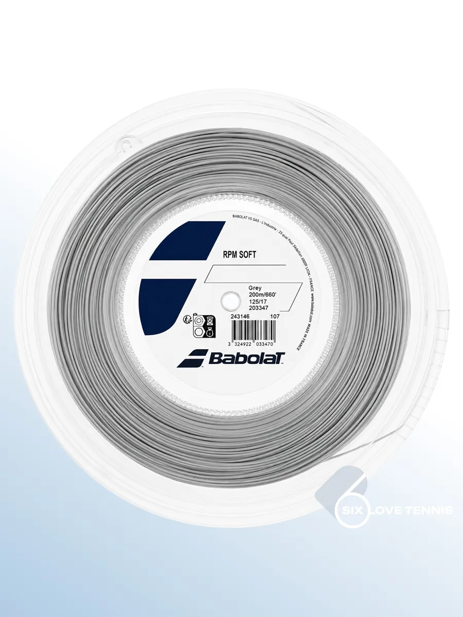 Теннисная струна Babolat RPM Soft 1,25, 200м