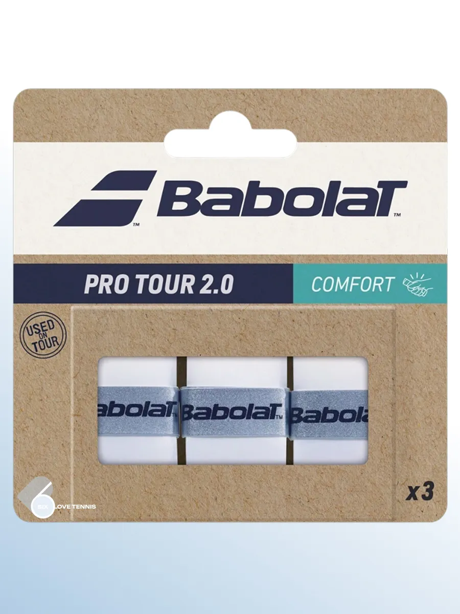 Теннисная намотка Babolat Pro Tour 2.0 Overgrip, 3 шт.