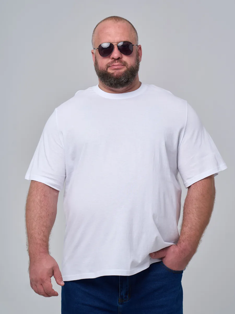 Футболка базовая оверсайз больших размеров Super Big