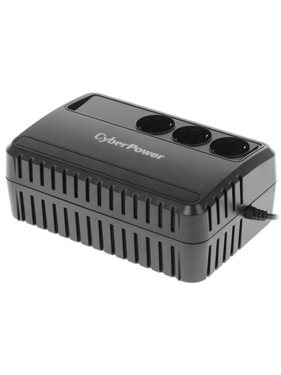 ИБП BU600E 600VA 360W, 3 розетки (Schuko), 12В 5Ач