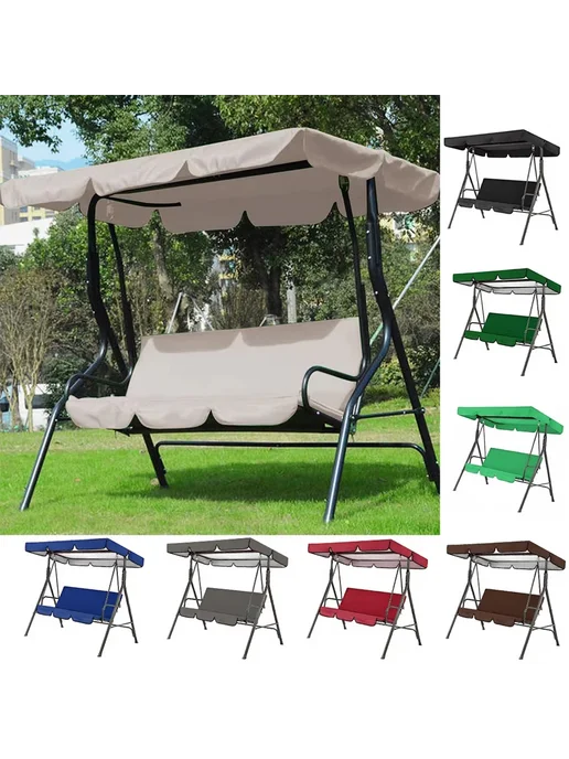 Нет бренда Комплект чехлов для садовых качелей 210D водонепроницаемый, Комплект чехлов садовых 210D, фото 2