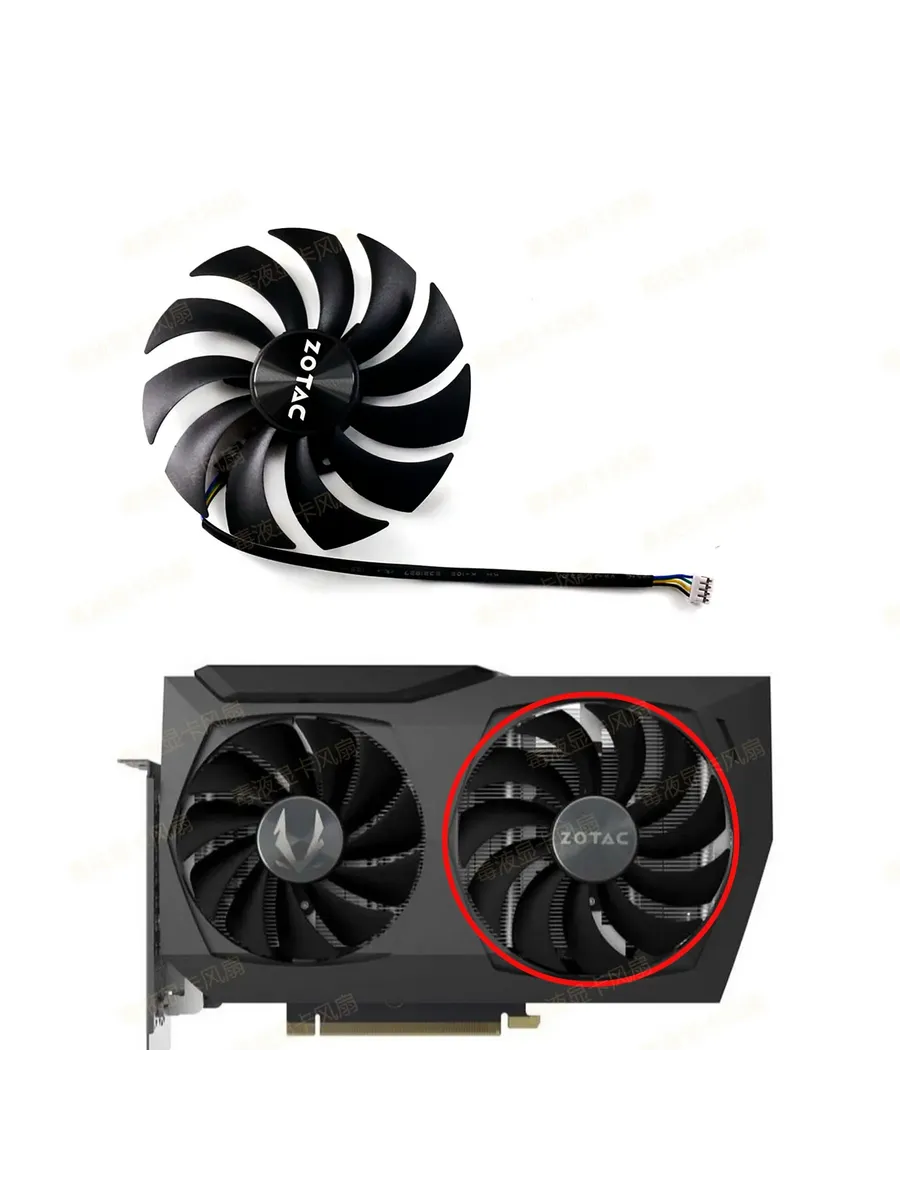 Нет бренда Вентилятор ZOTAC RTX 3070 Twin Edge, Цвет one