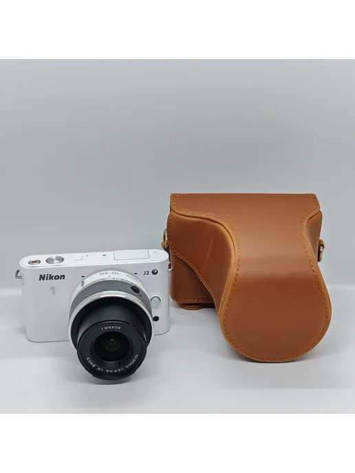 Cozyshot Кожаная сумка для Nikon J1 J2 Brown, коричневый