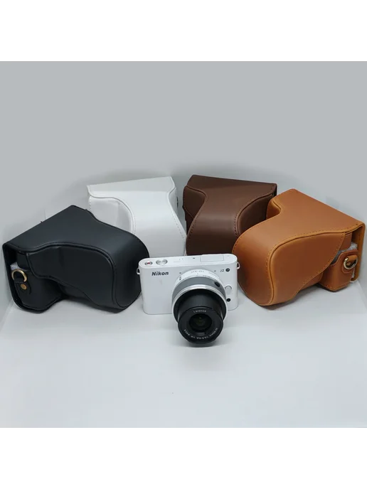 Cozyshot Кожаная сумка для Nikon J1 J2 Brown, коричневый, фото 2
