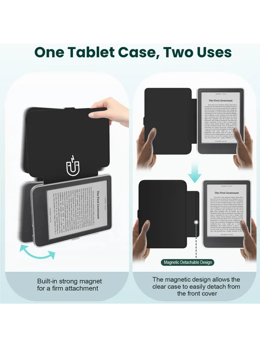 YOUQEEC Розовый чехол для Kobo Clara 2E, FSBJB, розовый, фото 4