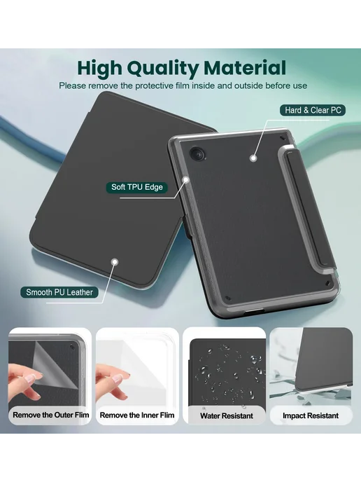 YOUQEEC Розовый чехол для Kobo Clara 2E, FSBJB, розовый, фото 6