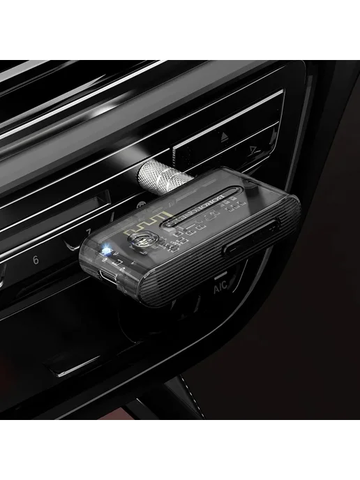 Стильный Bluetooth FM-трансмиттер для авто, вариант, фото 3