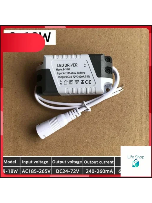 Потолочный LED-драйвер 24 В, 824 Вт, IP10, 824 Вт, фото 6