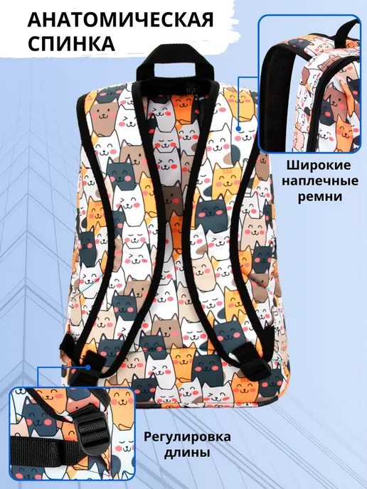 Optimum Crew Рюкзак городской повседневный, черный, фото 4