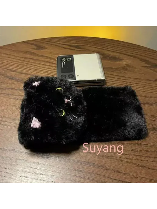 Нет бренда Чехол-держатель 3D Cat Doll For F11 Pro Розовый, розовый, фото 4
