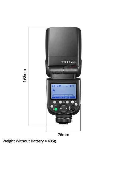 Вспышка Godox ThinkLite TT685IIC E-TTL для Canon, вариант, фото 3