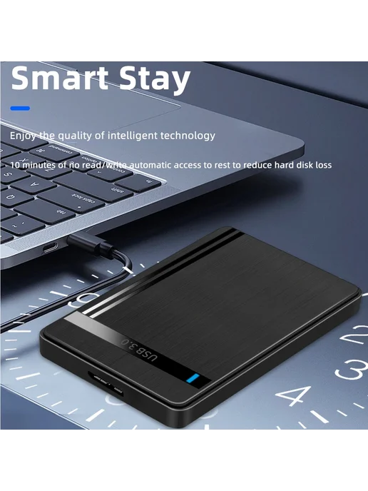 TISHRIC Корпус для жесткого диска 2,5 дюйма SATA-USB3.0, вариант, фото 6