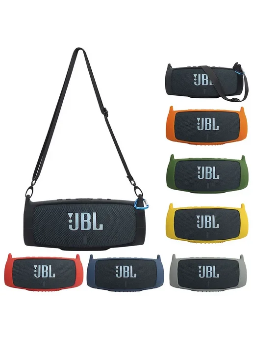 yaba Силиконовый чехол для JBL Charge 5 Black, черный, фото 4