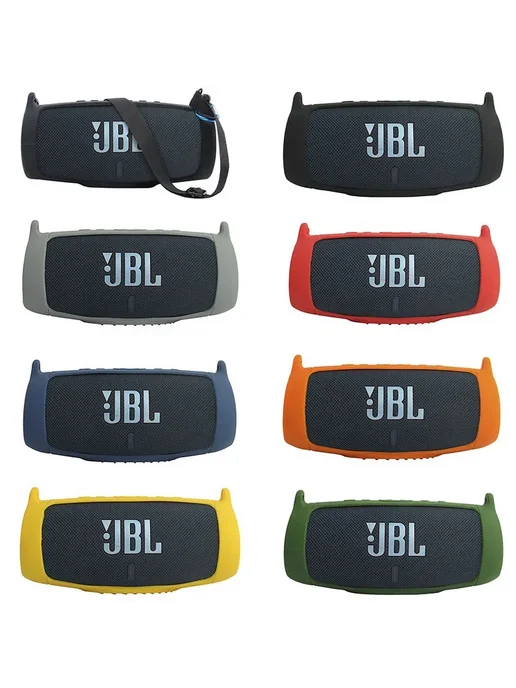 yaba Силиконовый чехол для JBL Charge 5 Black, черный, фото 7